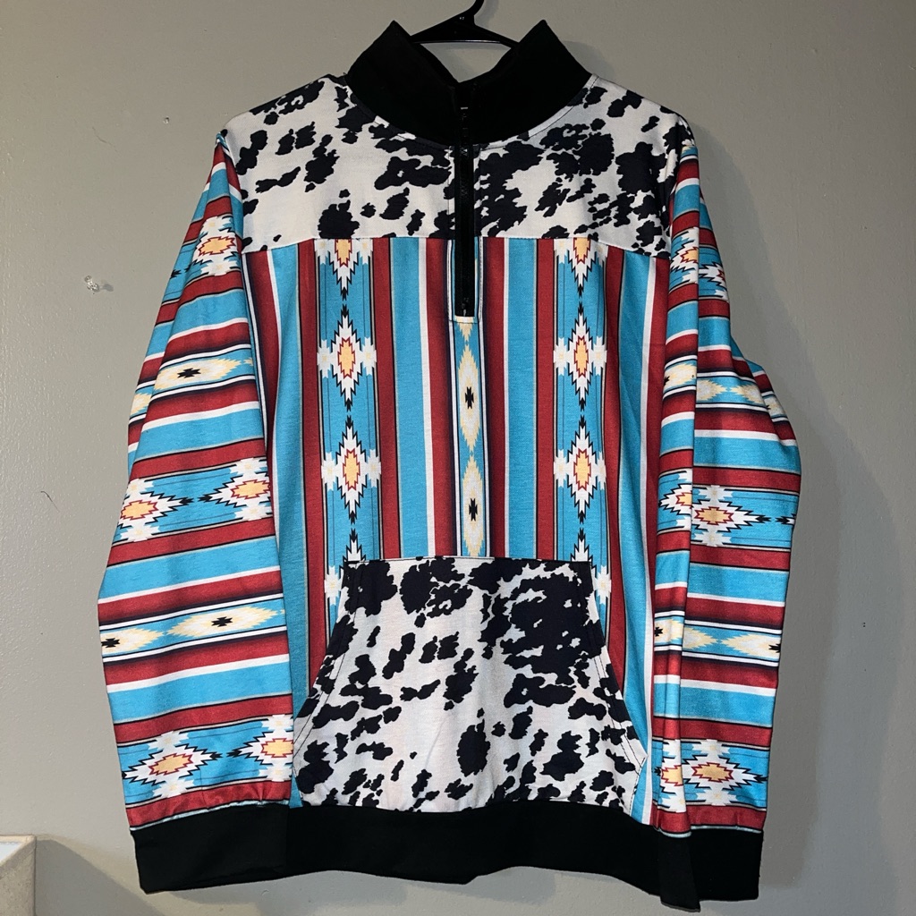 Desheng Womens Colorful Hoodie Previously Owned